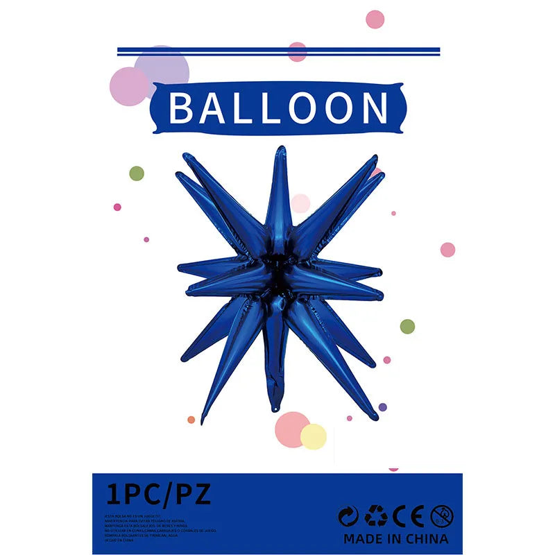 Casual Explosion Star Aluminum Film Party Festival Balloons