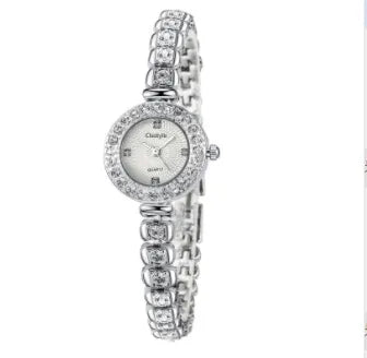 New Diamond-embedded simple fashion women's watch women's quartz watch bracelet women's watch