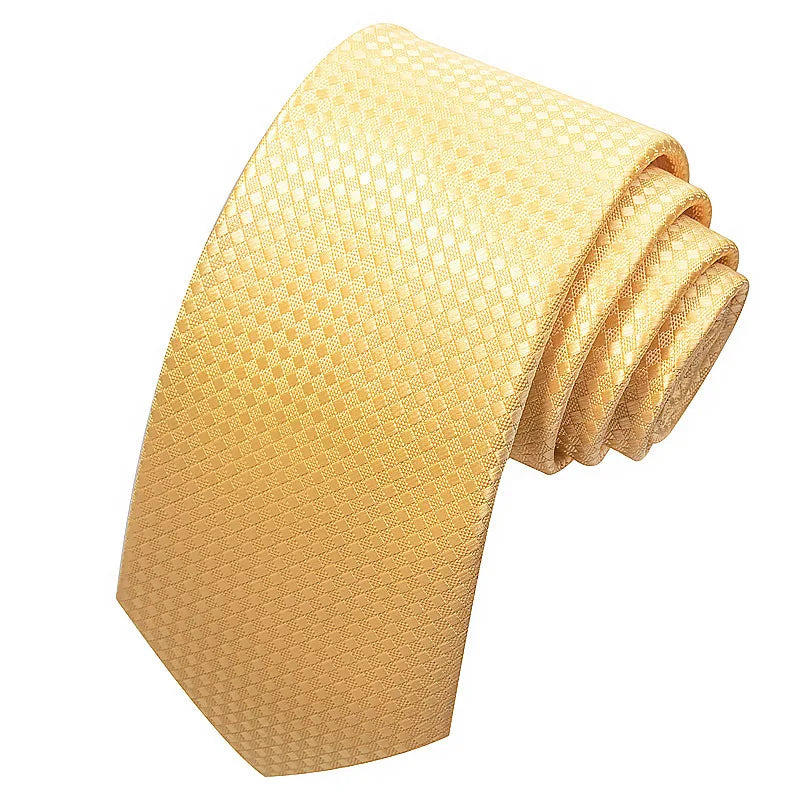 business formal solid color cashew nuts flower polyester yarn men's tie