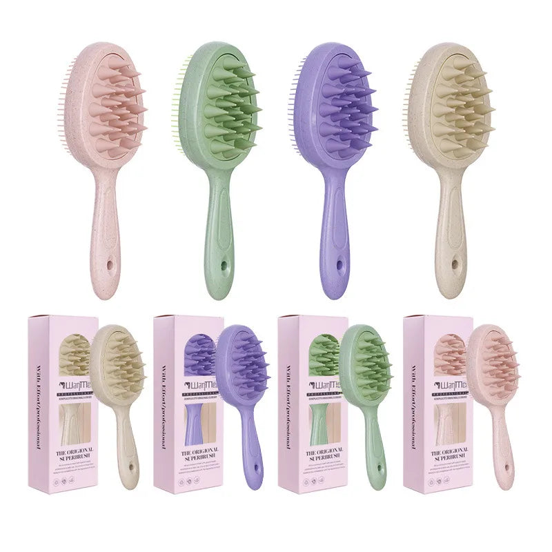 Simple Style Solid Color ABS CPU TRE Hair Comb