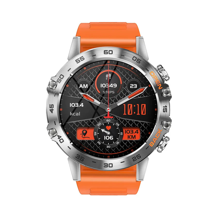 New K52 Bluetooth call smart watch ultra-long standby heart rate blood oxygen outdoor Three-proof sports Smart Watch