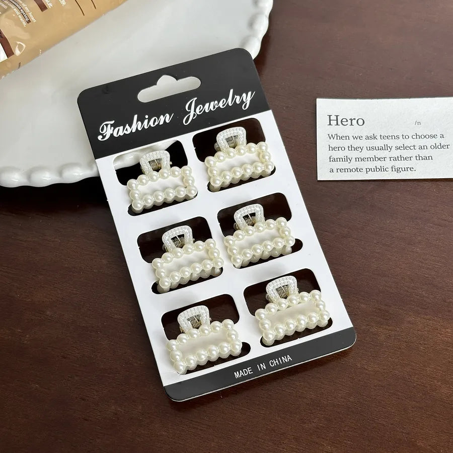 Duowei Jewelry New Version Mini Pearl Hair Accessories Small Elegant Hair Accessories Versatile Bangs Hair Clips Shower Hair Clips