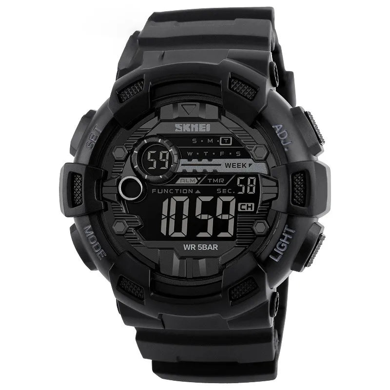sports letter buckle electronic men's watches