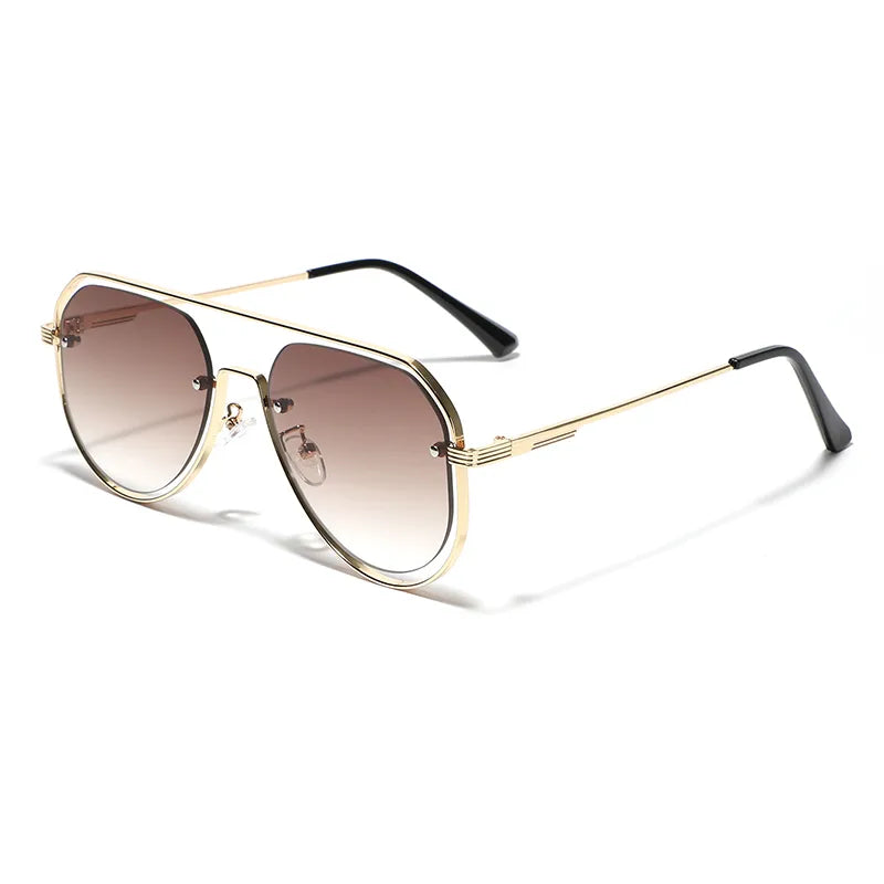 ig style simple style solid color ac toad glasses full frame men's sunglasses
