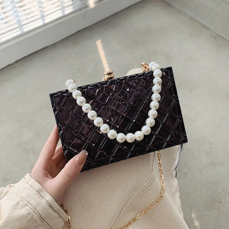 women's all seasons arylic classic style handbag