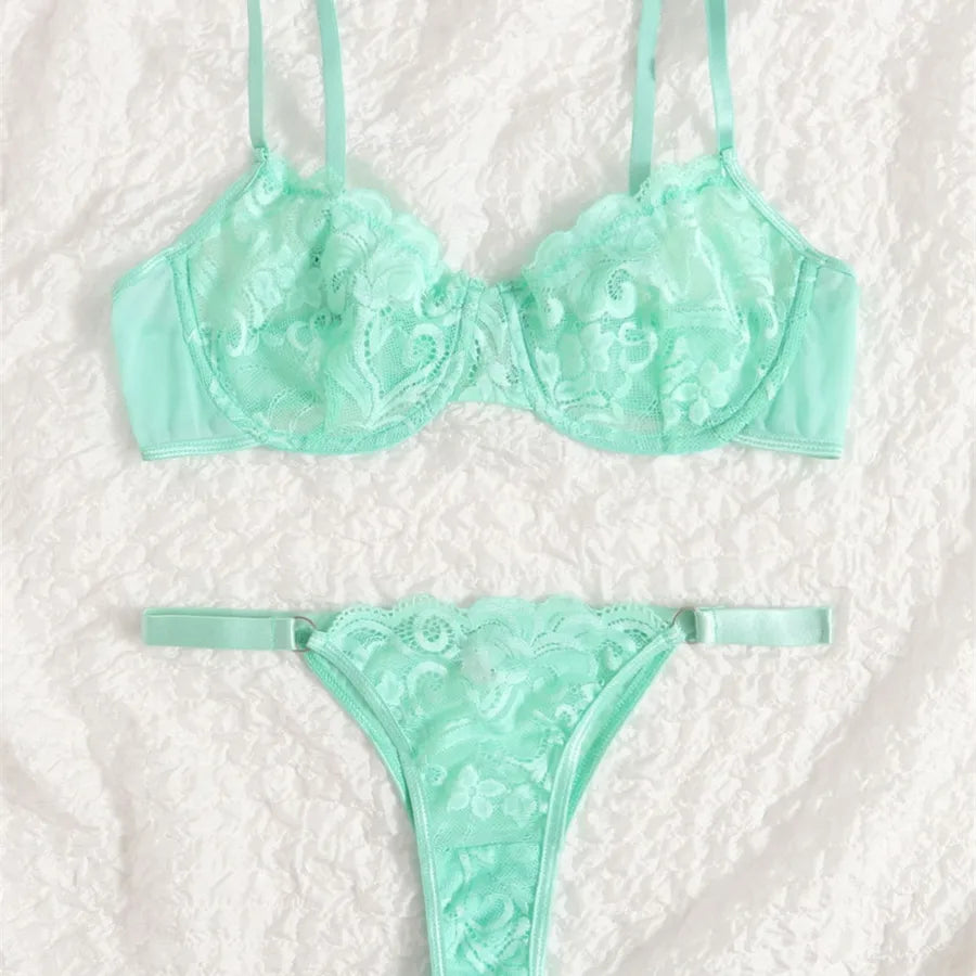 Women's Lady Classic Style Solid Color Sexy Lingerie Sets Daily Sexy Lingerie