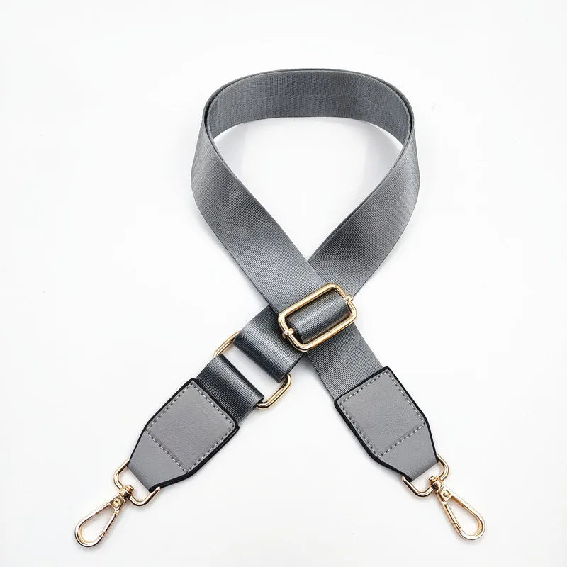 Bag strap shoulder strap solid color men's bag with nylon shoulder crossbody lengthened replacement belt bag accessories 3.8cm bag broadband