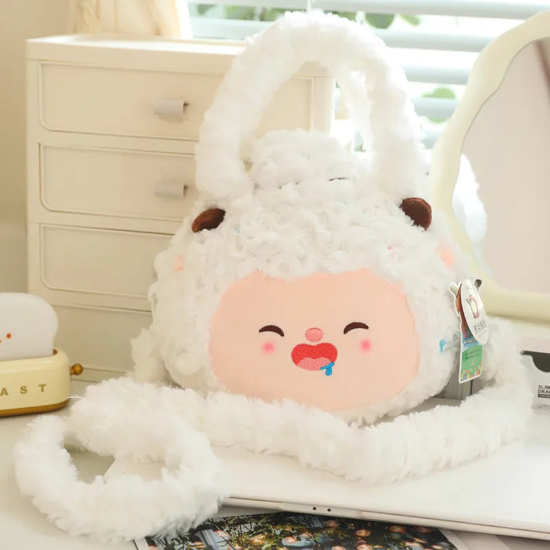 Genuine Pleasant Goat plush toy beautiful sheep doll lazy sheep pillow gift leg clip doll children's toy