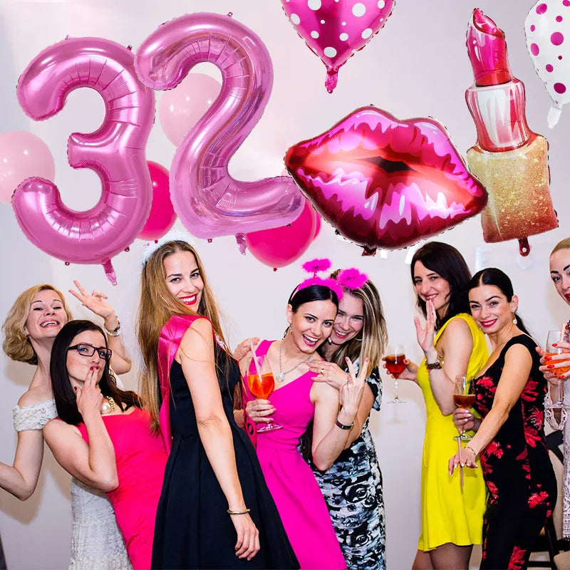 Birthday Simple Style Classic Style Color Block Aluminum Film Birthday Festival Balloons