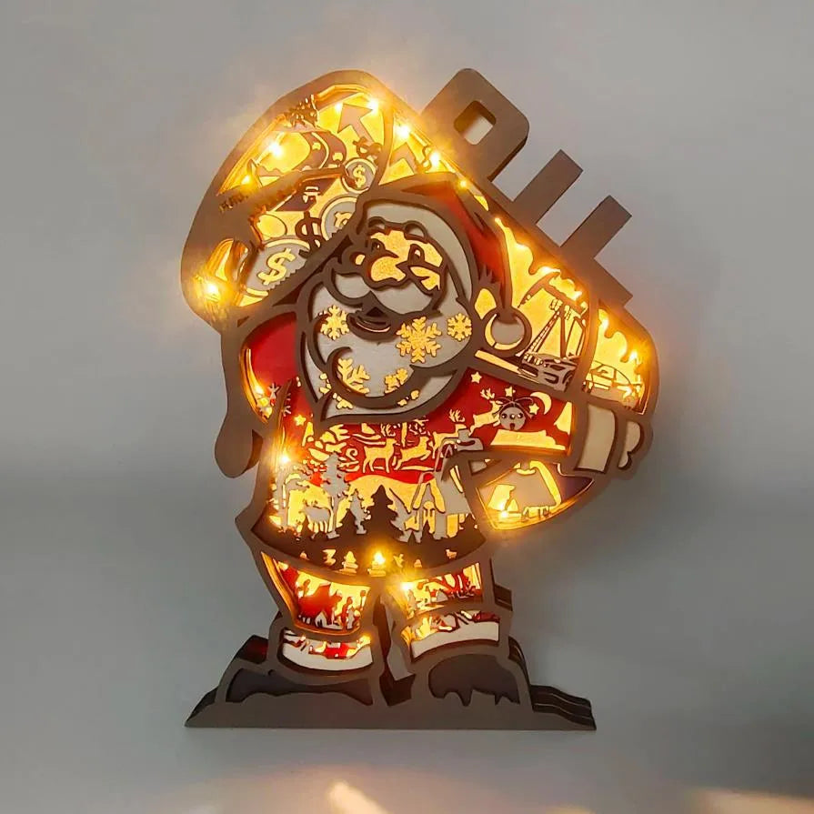 Retro Classic Style Animal Wood Boxwood Storage Rack Artificial Decorations