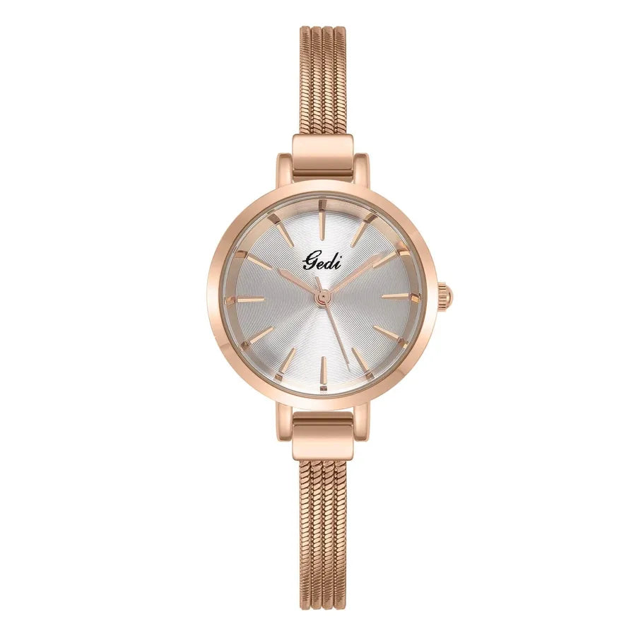 Elegant Modern Style Round Jewelry Buckle Quartz Watch Women's Watches