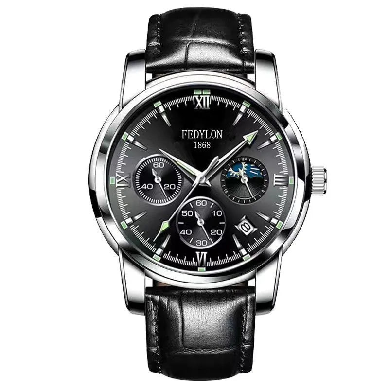 Vertiron Swiss Watch Men's Mechanical Watch Business Student Retro Genuine Top 10 Waterproof Quartz Men's Luminous