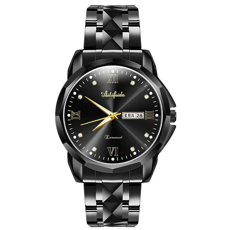Avery Feida Steel Band Quartz Watch Ladies Shake Voice Live Explosions Wholesale Waterproof Luminous Ultra-thin Double Butterfly Buckle