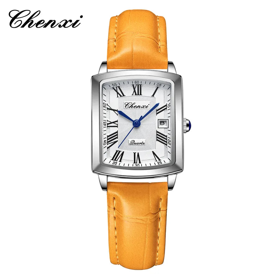 Casual Color Block Buckle Quartz Watch Men's Watches