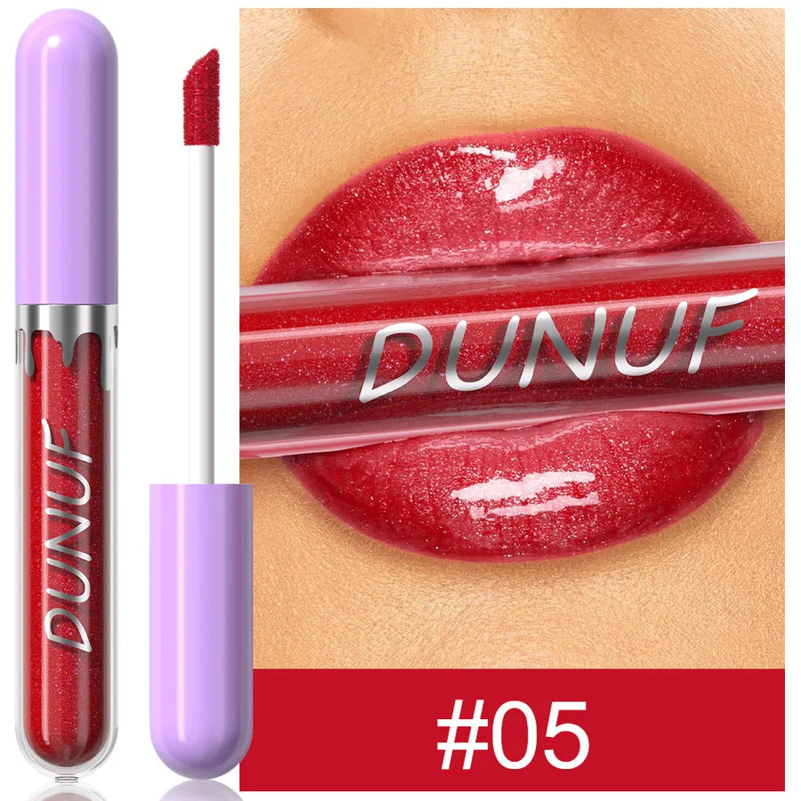 Casual Elegant Multicolor Liquid Lip Gloss
