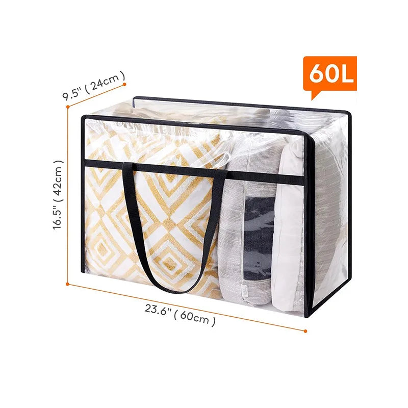 Simple Style Transparent PVC Storage Bag