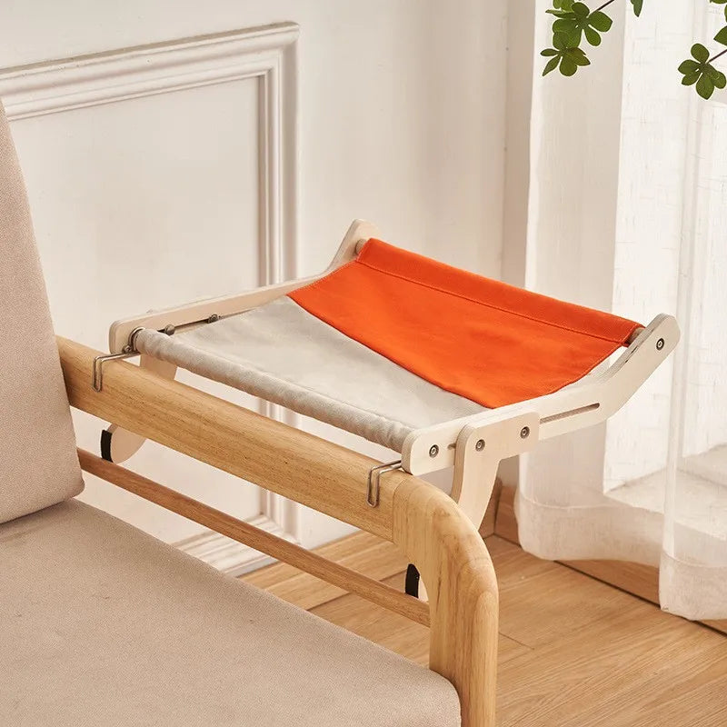 Simple Style Classic Style Wood Color Block Checkered Pet Bed