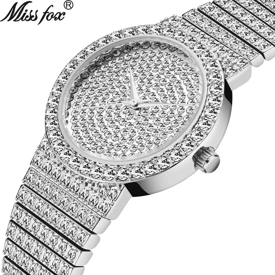 Simple Style Classic Style Solid Color Jewelry Buckle Quartz Women's Watches