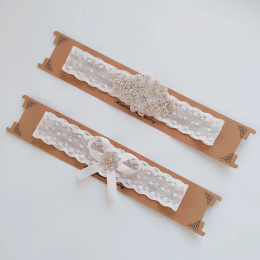 Bridal Solid Color Wedding Party Garter