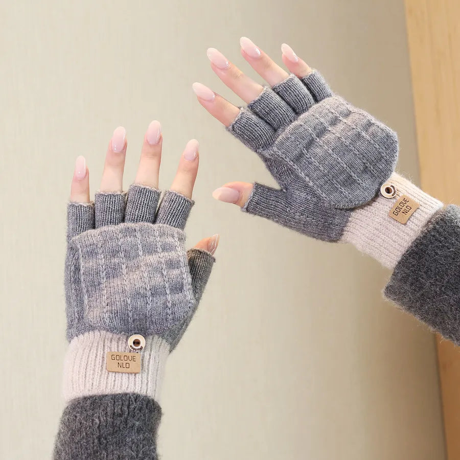 women's casual simple style solid color gloves 1 pair