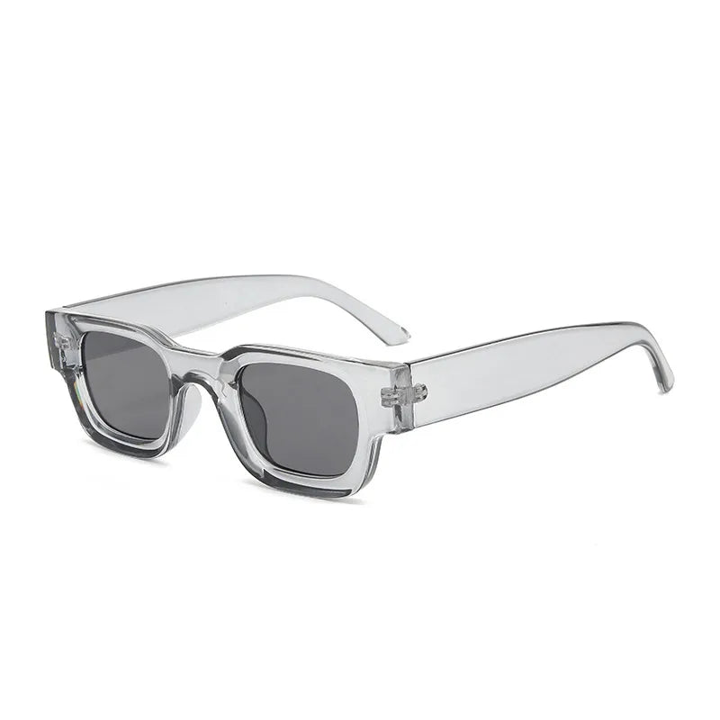 Casual Basic Simple Style Solid Color Ac Square Full Frame Men's Sunglasses