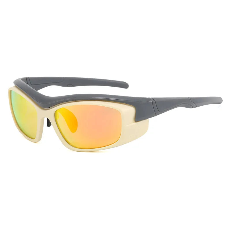 elegant simple style solid color ac square full frame men's sunglasses