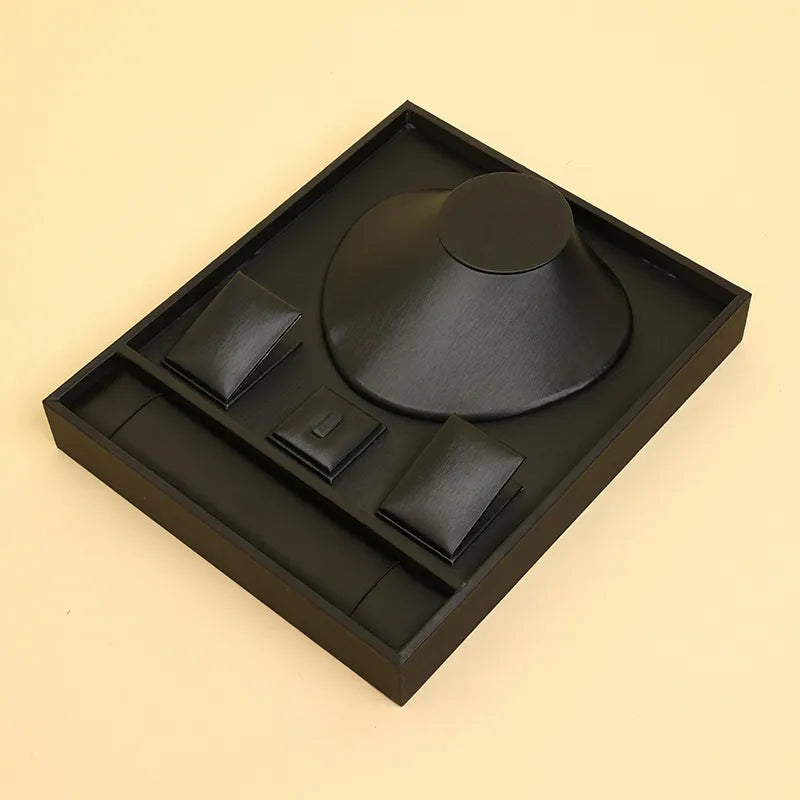 Luxury Jewelry Stand Combo Set Cabinet Display Tray Ring Bracelet Necklace Earring Multi-purpose Holder For Jewelry Store