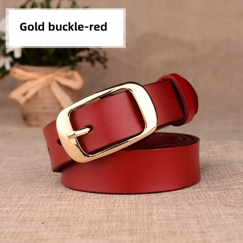women's leather belt genuine leather women's leather casual belt decoration fashion all-matching  wholesale delivery