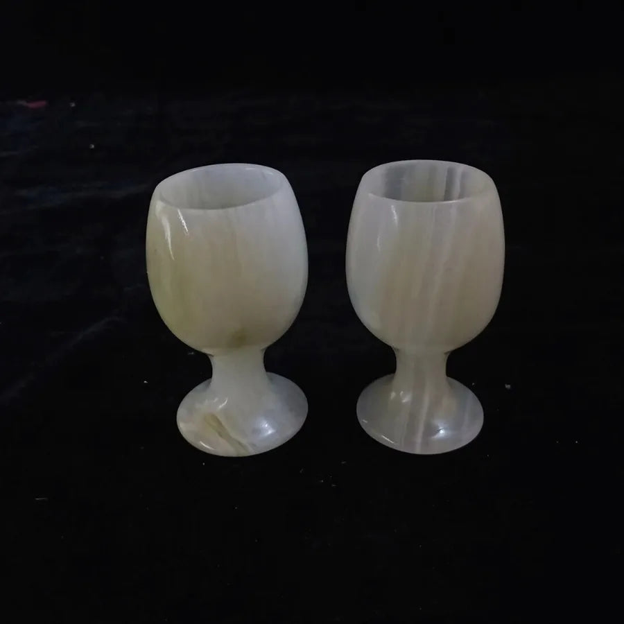 Retro Marble Jade 1 Piece Goblet