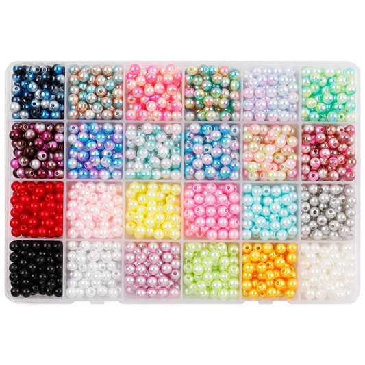 1 Set Diameter 6 mm ABS Round Beads