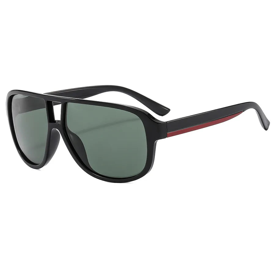 Vacation Classic Style Solid Color Pc toad glasses Full Frame Men's Sunglasses
