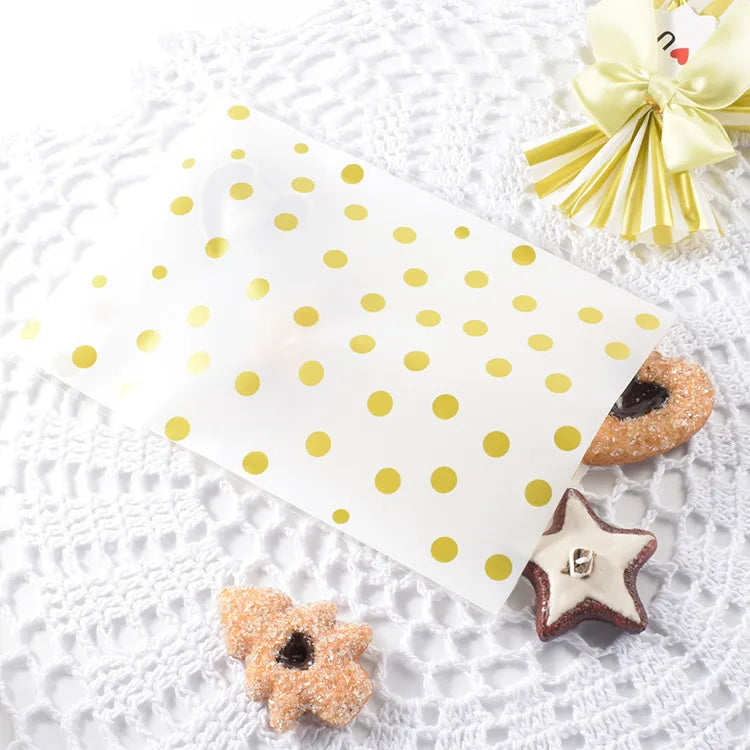 Cute Stripe Polka Dots PP Casual Gift Bags Party Supplies Gift Wrapping Supplies 1 Piece