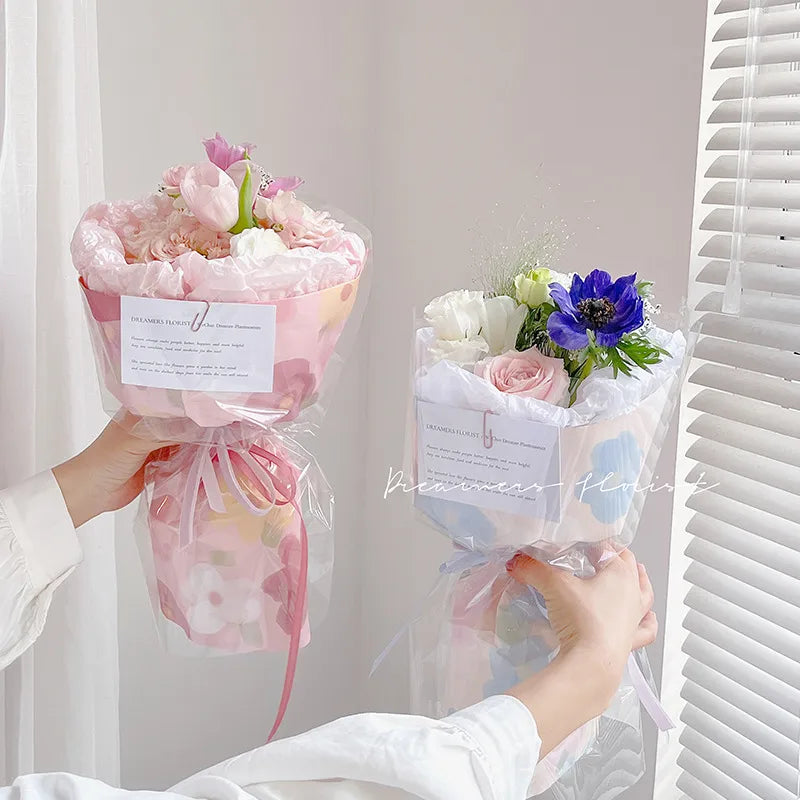 Cute Sweet Flower Paper Date Festival Gift Wrapping Supplies Party Supplies Gift Wrapping Supplies 1 Set