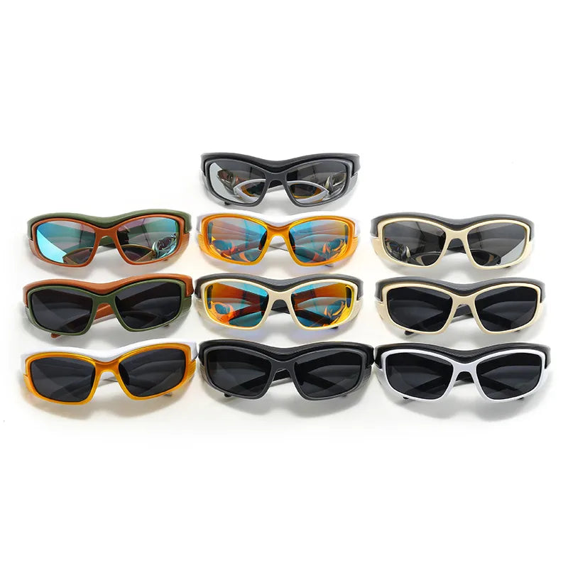 elegant simple style solid color ac square full frame men's sunglasses