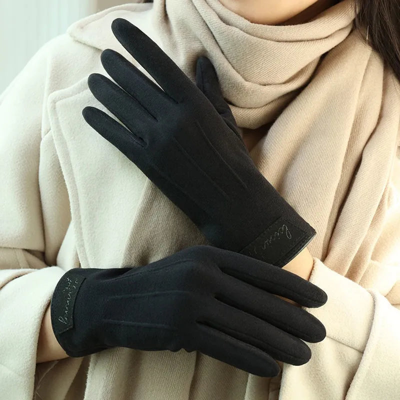 Women's Casual Sweet Solid Color Gloves