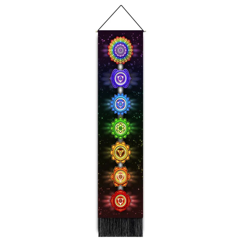 glam classical landscape polyester tapestry artificial decorations