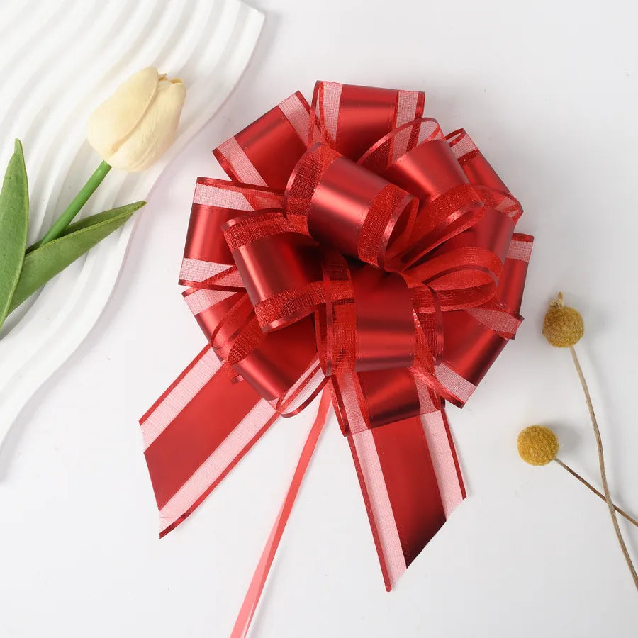 New 50 Snow Yarn Matte Fit Ball Flower Christmas Gift Flower Fruit Basket Packaging Metallic Color Hand Pull Flower