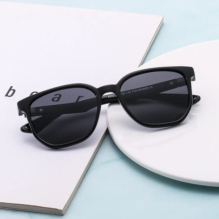 Vacation Classic Style Solid Color Pc Square Full Frame Men's Sunglasses