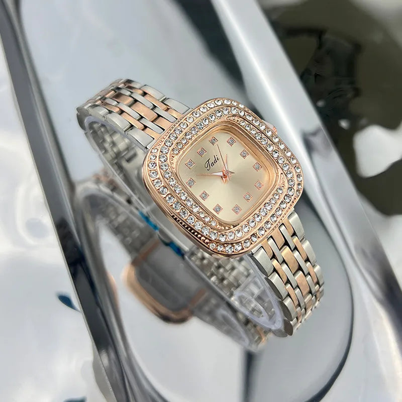 Simple Style Geometric Butterfly Double Snap Quartz Women's Watches