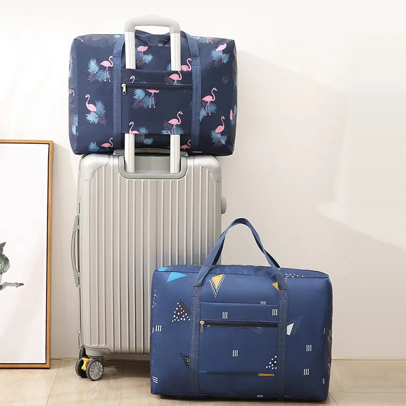 waterproof foldable printing enlarged travel bag wholesale nihaodropshipping