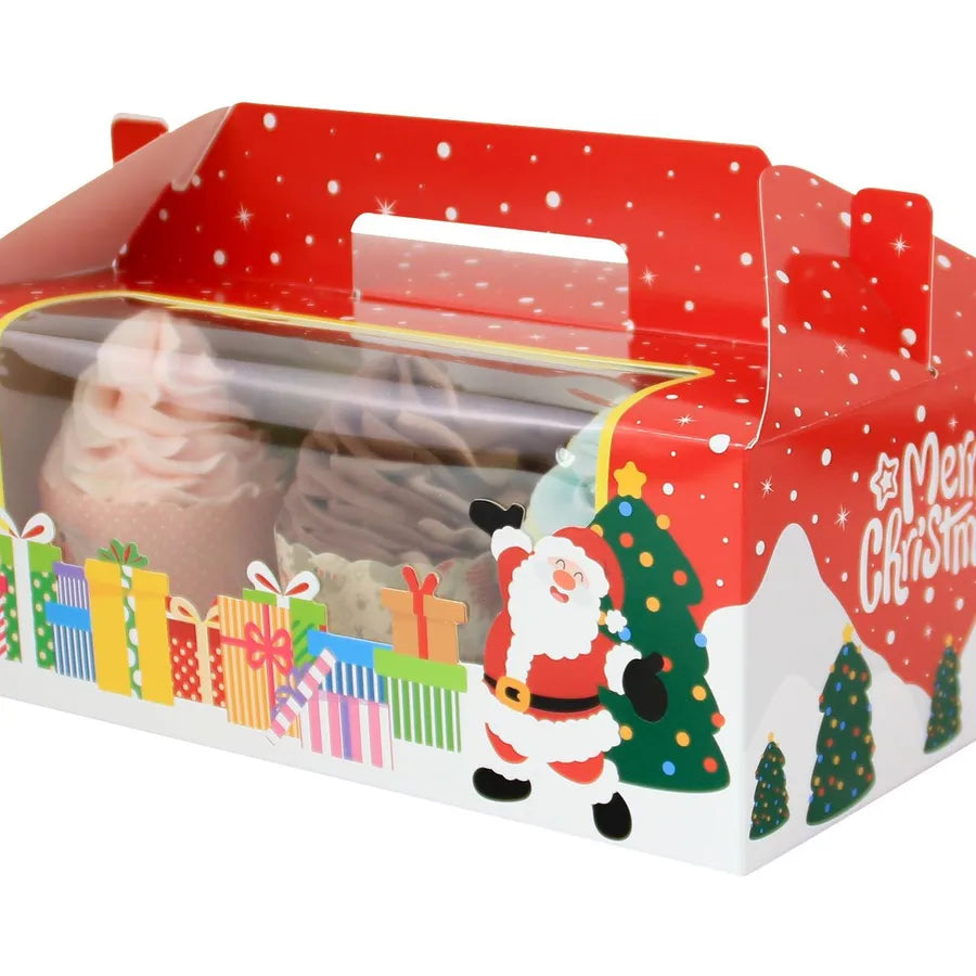 Christmas Cute Christmas Tree Santa Claus Kraft Paper Party Gift Wrapping Supplies