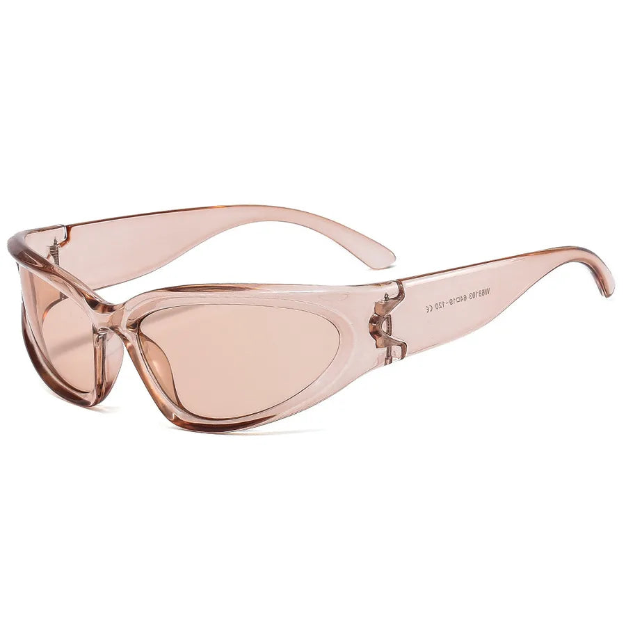 Casual Basic Simple Style Geometric Pc Special-Shaped Mirror Full Frame Men's Sunglasses