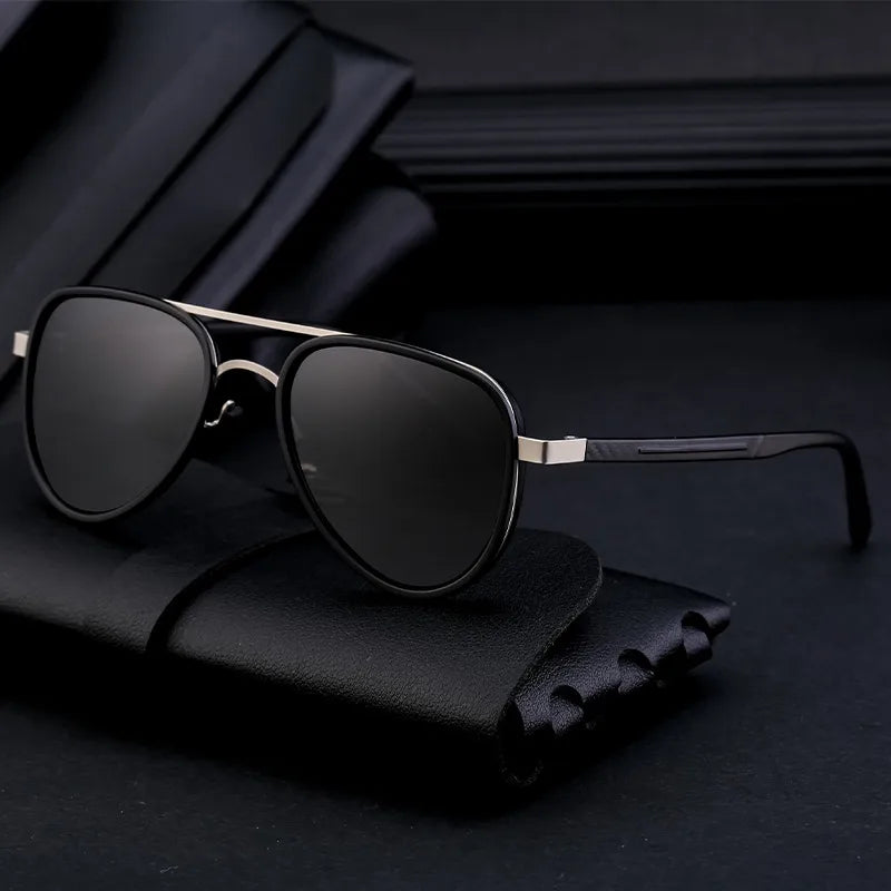 Streetwear Geometric Tac toad glasses Full Frame Men's Sunglasses