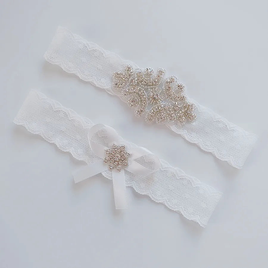 Bridal Solid Color Wedding Party Garter