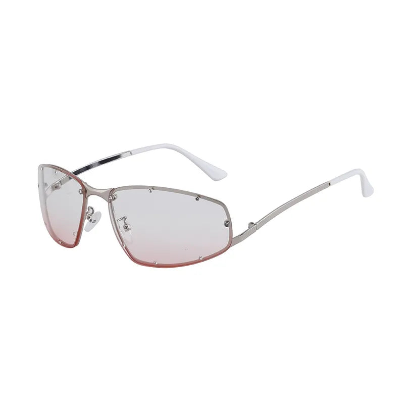 Vacation Solid Color Tinted Lenses Square Full Frame Men's Sunglasses