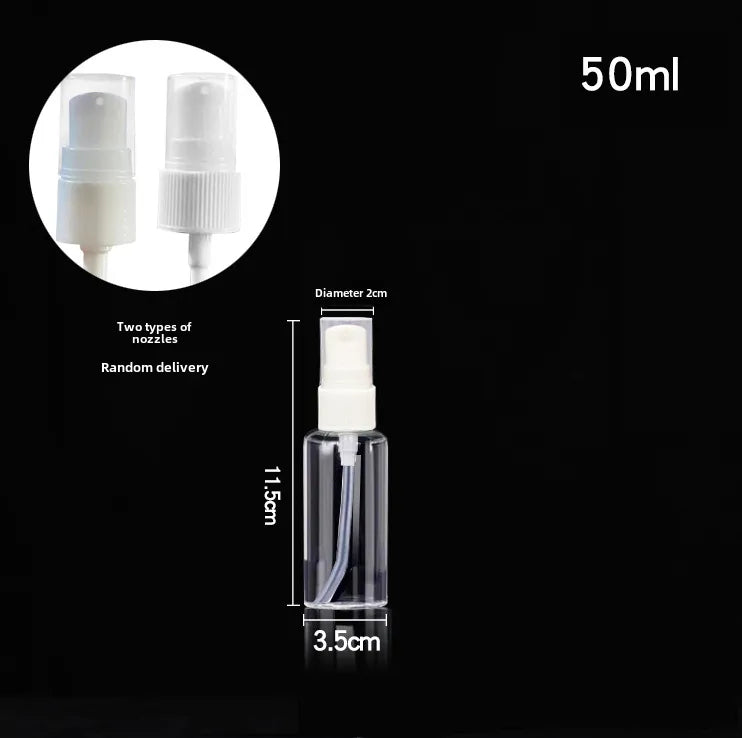 PET Lotion Cosmetic Bottle Toner Hand Sanitizer Bottled Travel Set Press Pump Transparent Facial Cleanser Bottle