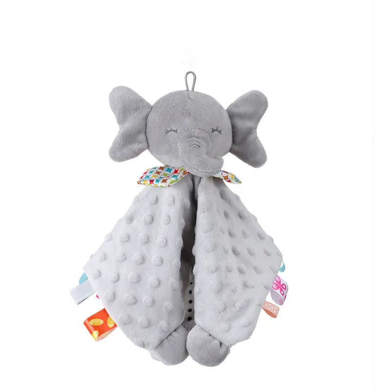 Babsky Baby Animal Ambulatory Towel Cute Cartoon Car Bed Hanging Baby Hand-kerchief Slipper Towel Ambulatory Towel Toy