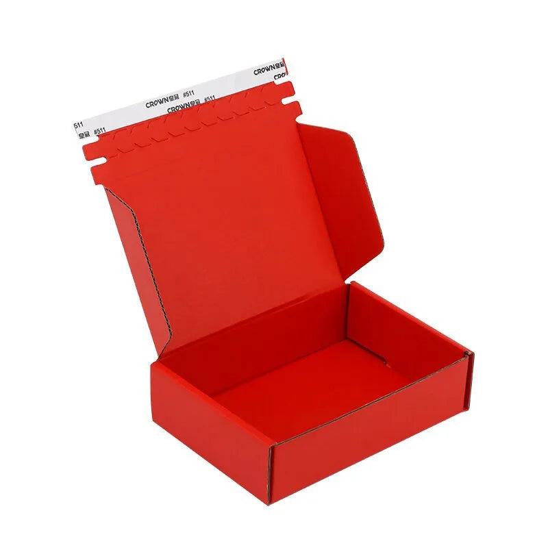 Colorful Thickened Zipper Kraft Paper Airplane Box Cosmetic Jewelry Custom Printed Gift Box Small Batch Beauty Supplies