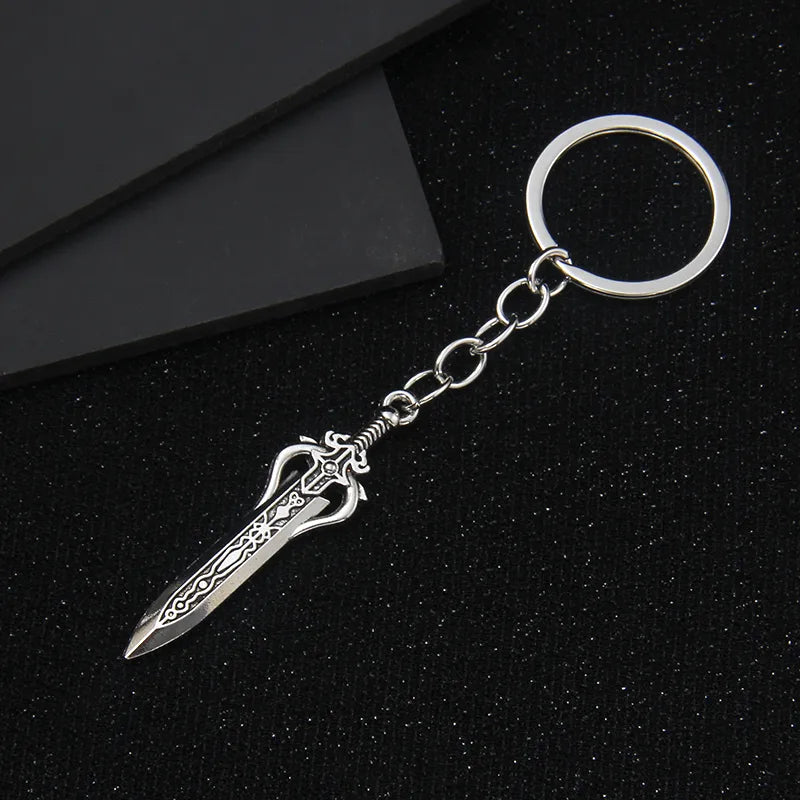 Vintage Style Sword Alloy Keychain