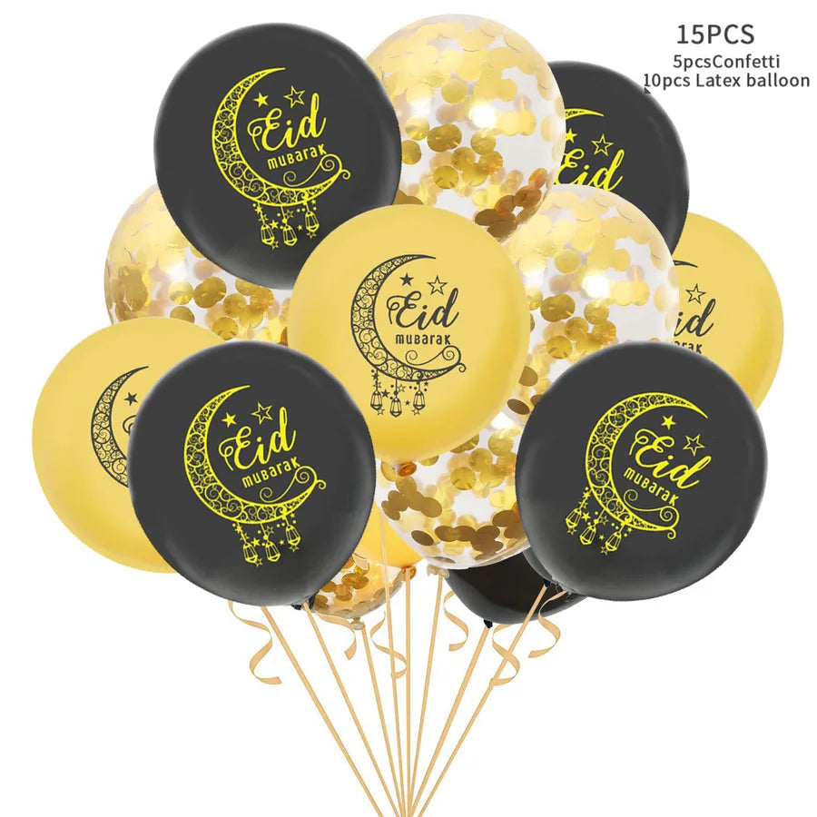 Eid letter aluminum party balloons